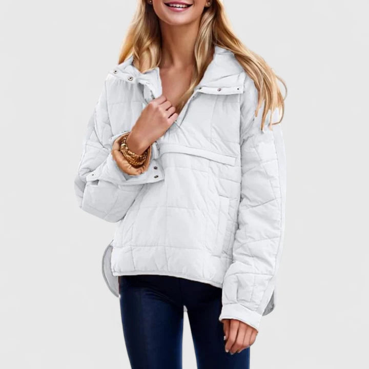 Élise - Veste à capuche oversize étanche