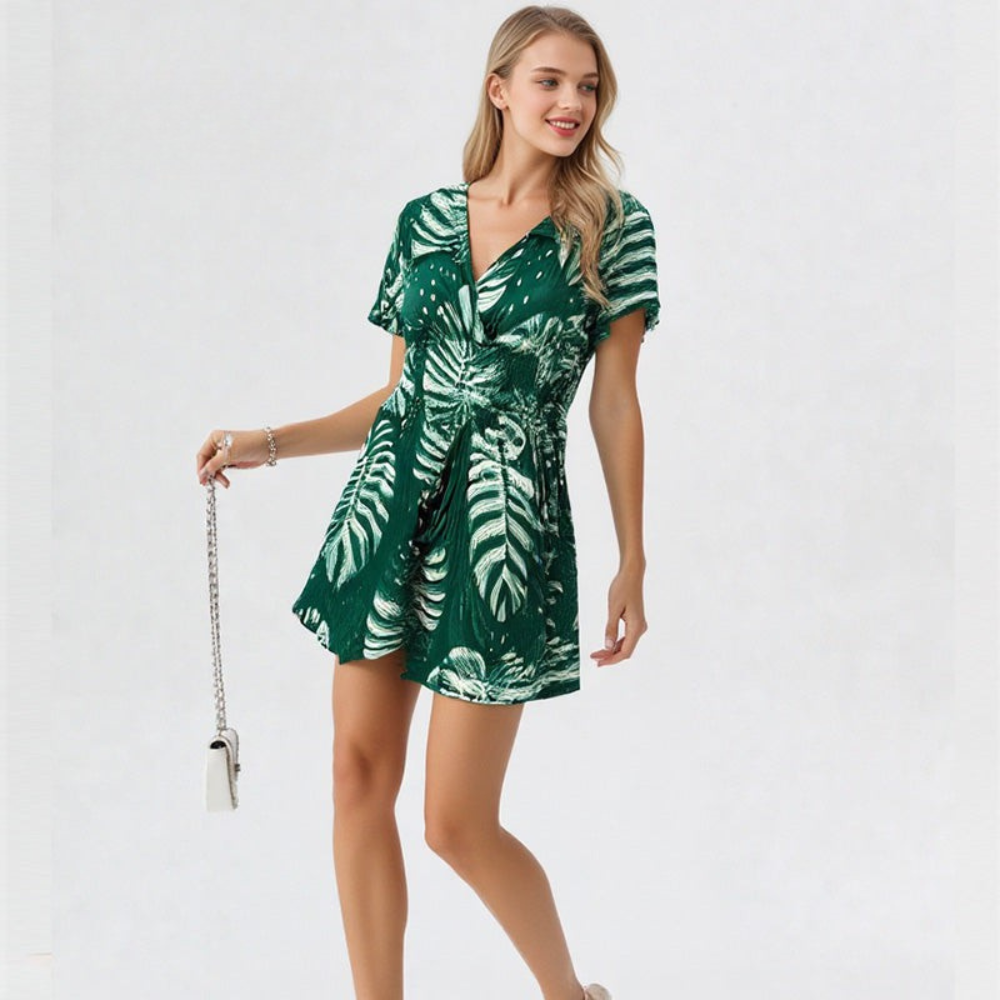 Mathilde – Combishort floral léger et confortable