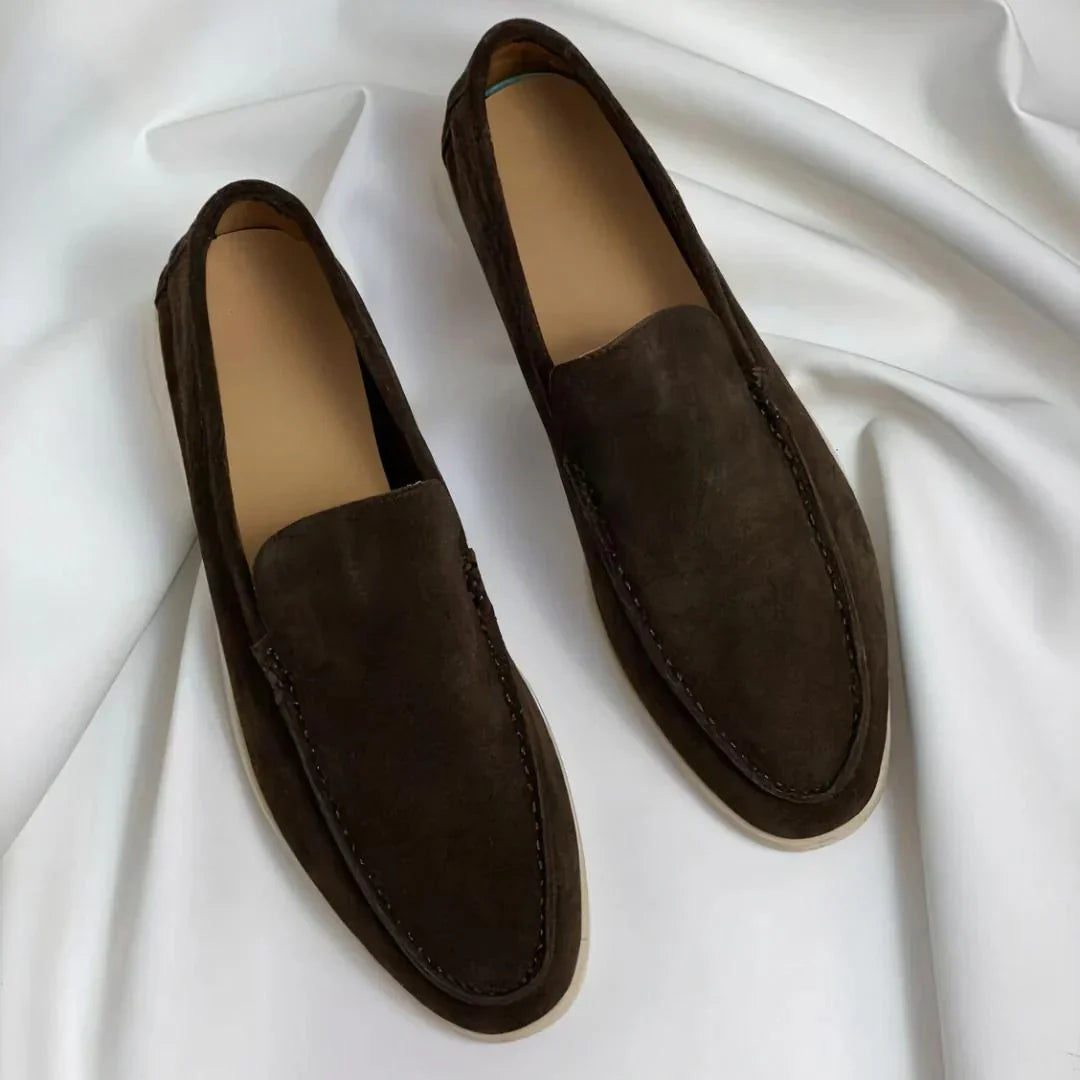Fabrice – Mocassins élégants en suède