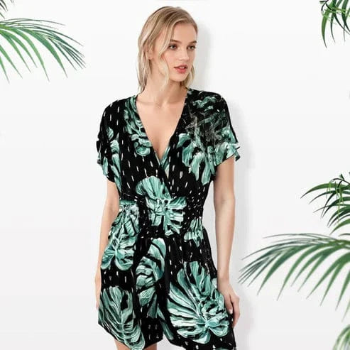 Mathilde – Combishort floral léger et confortable