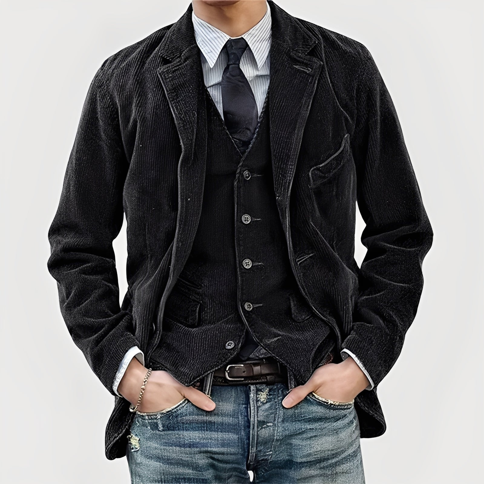 Dumont – Veste et gilet vintage élégants