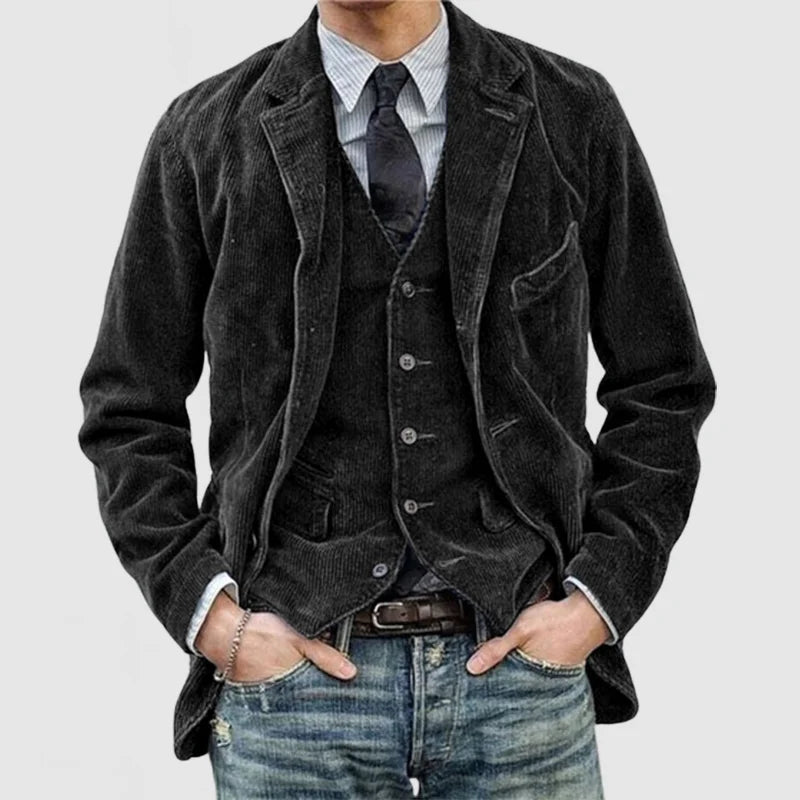 Sebastiaan - Blazer et gilet vintage élégants