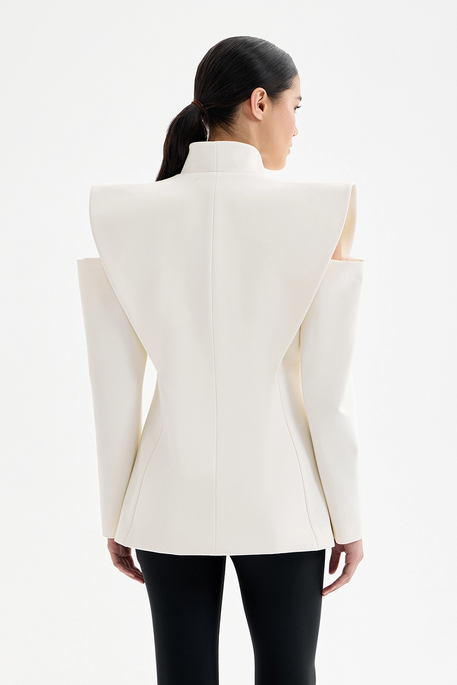 Aenor – Blazer à épaules sculpturales