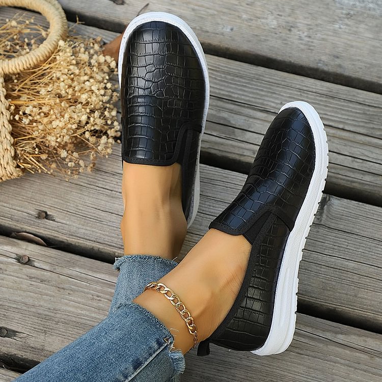 Ismérie - Mocassins stylés à bout rond