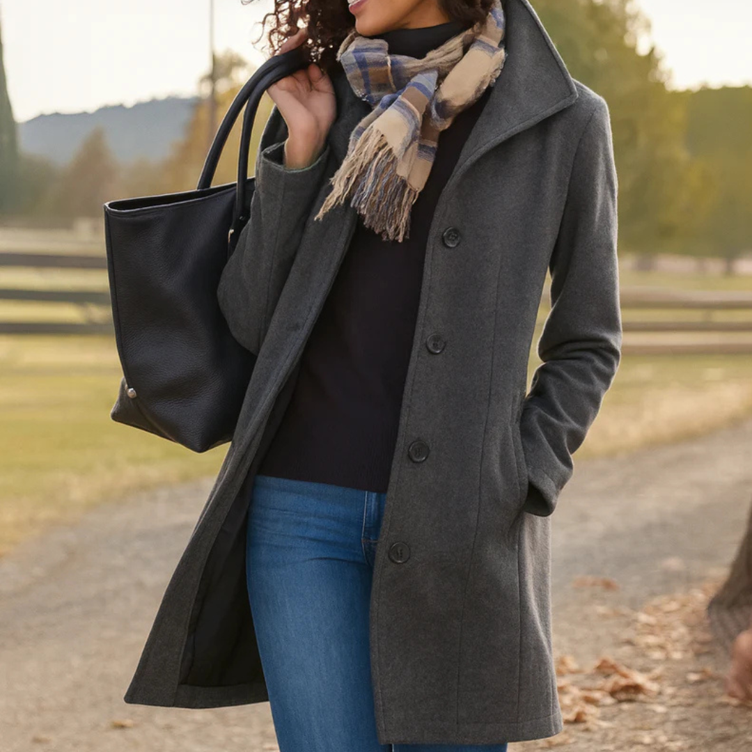 Blaisine - Manteau classique pour journées fraîches