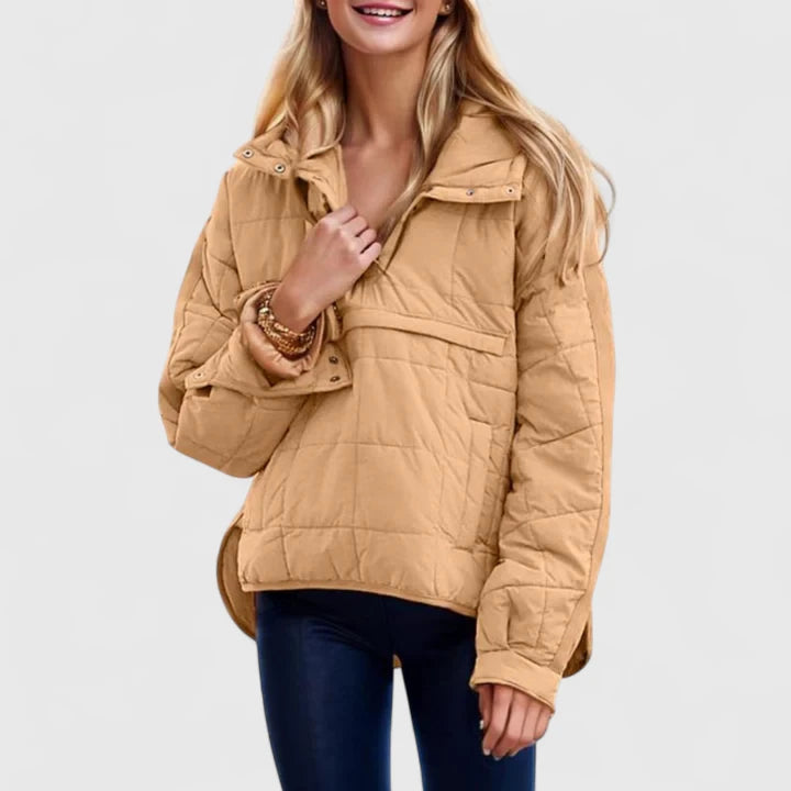 Élise - Veste à capuche oversize étanche