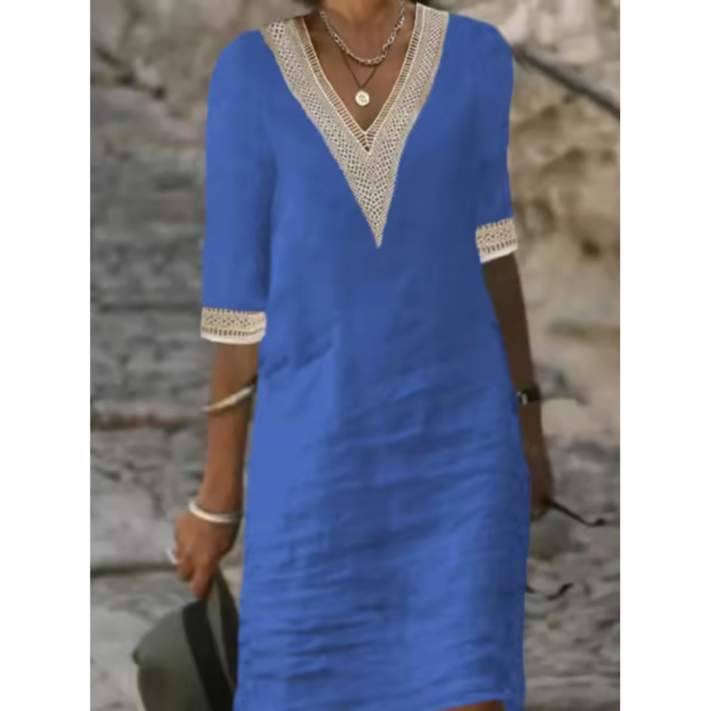 Gabrielle – Robe blanche en dentelle