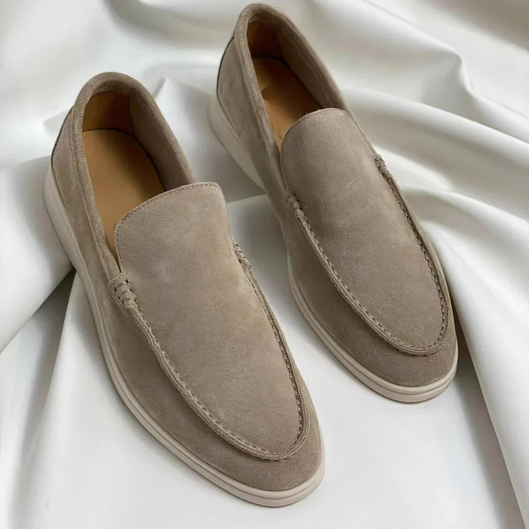 Fabrice – Mocassins élégants en suède