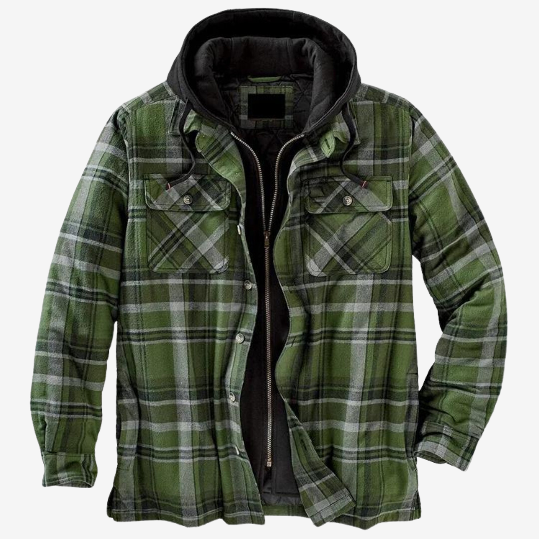 Thierry - Veste en flanelle intemporelle avec capuche