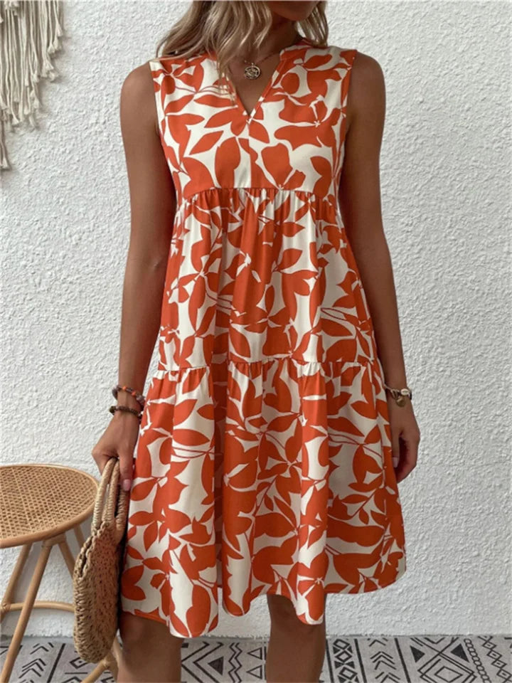 Zélia – Robe fluide à imprimé fleuri
