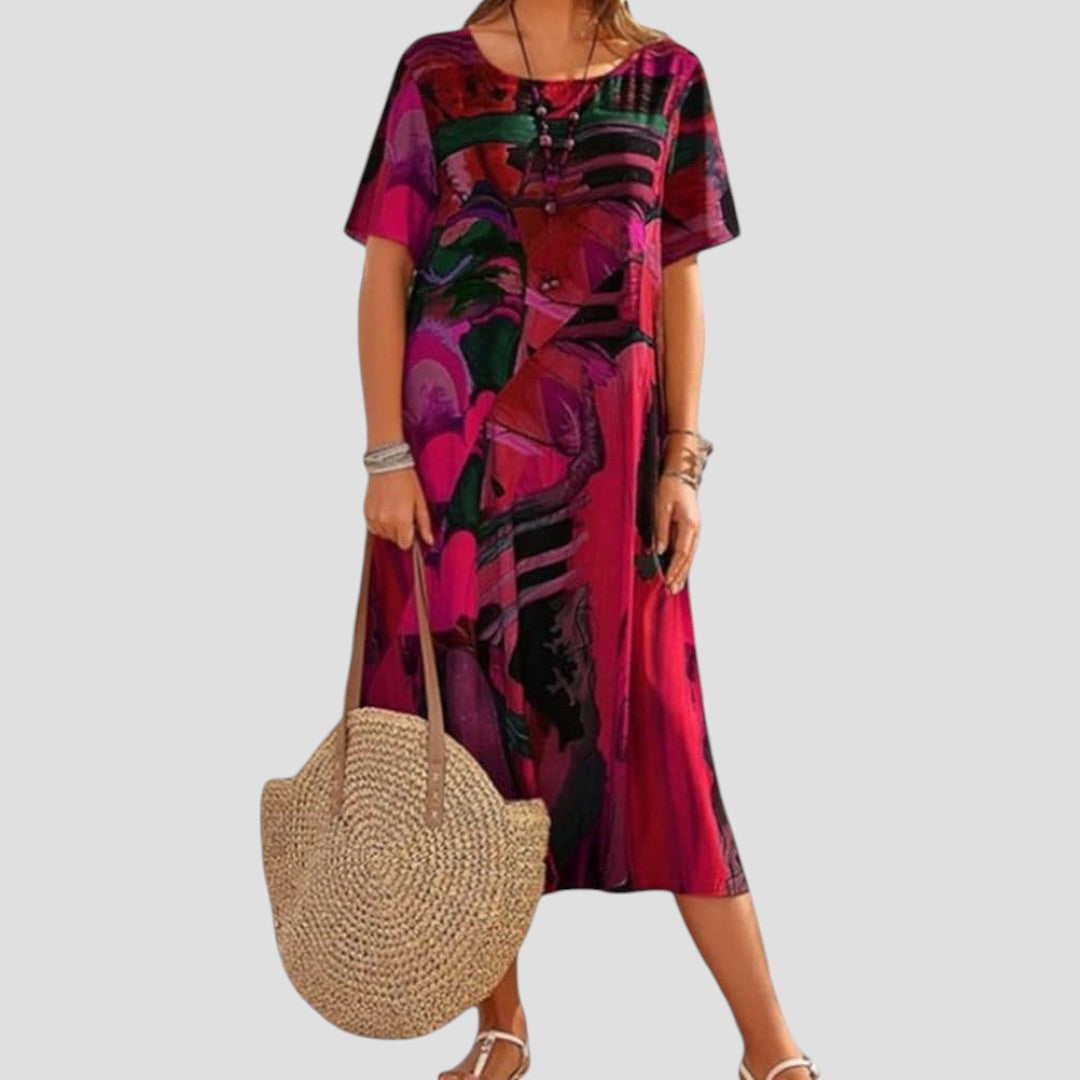 Vittoria – Robe d'été midi fluide