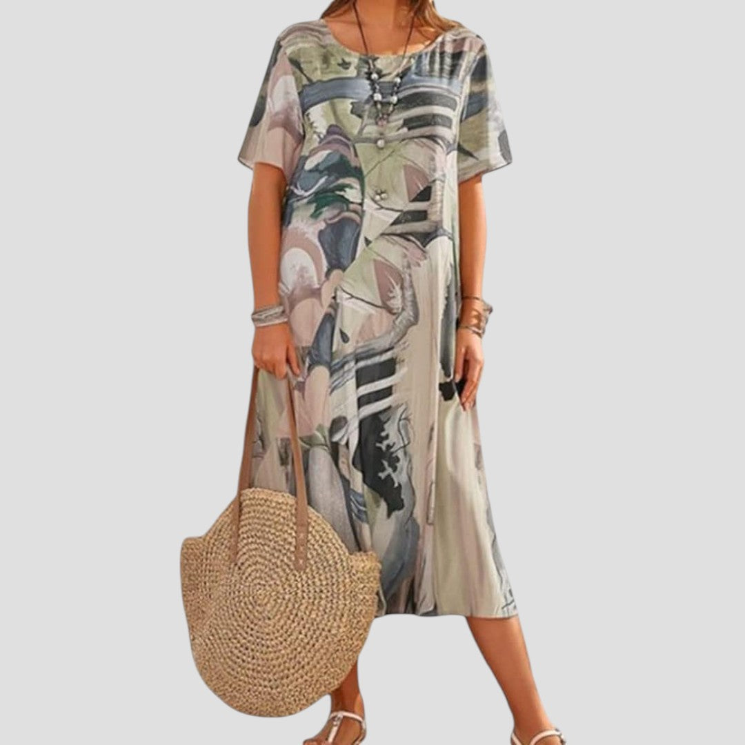 Vittoria – Robe d'été midi fluide