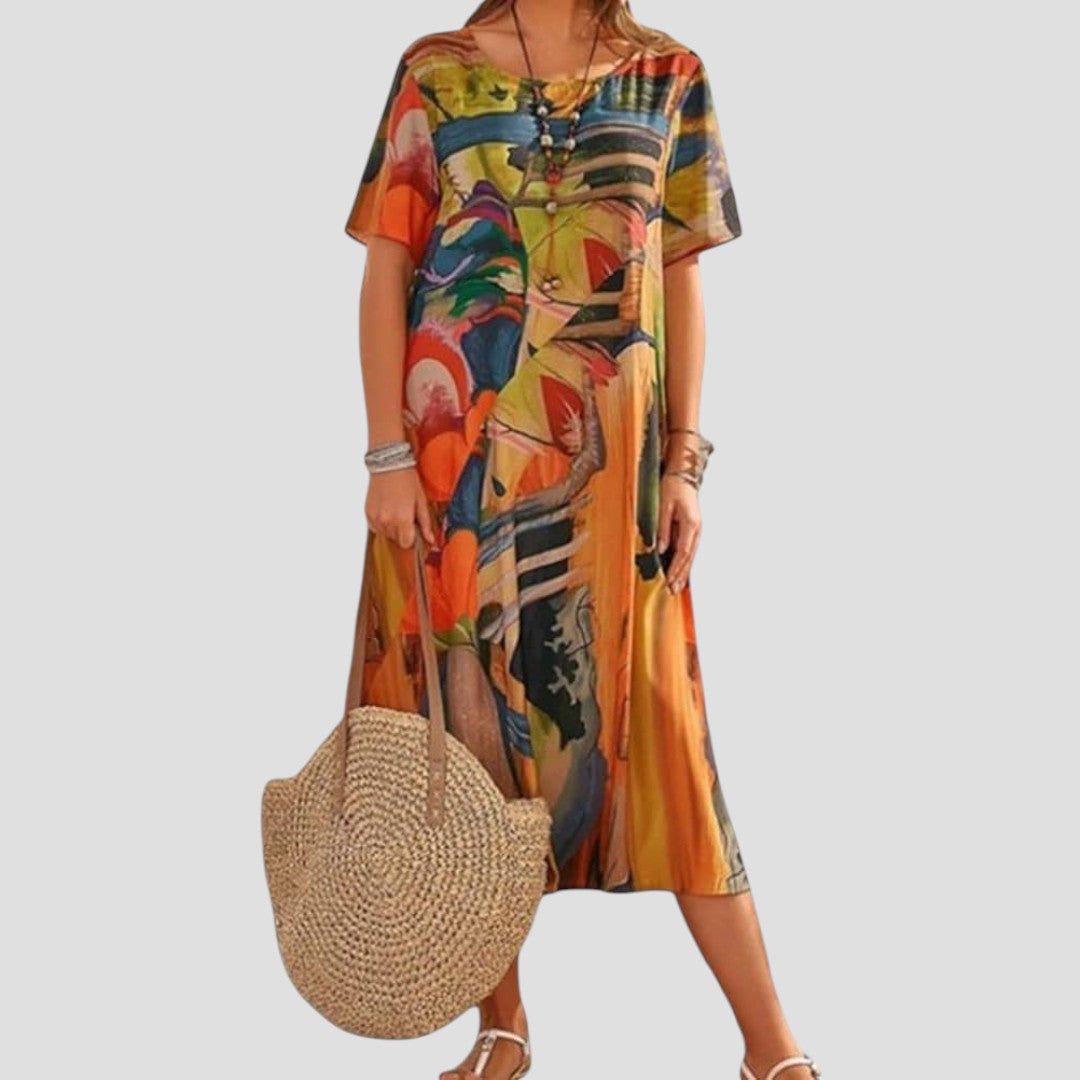 Vittoria – Robe d'été midi fluide