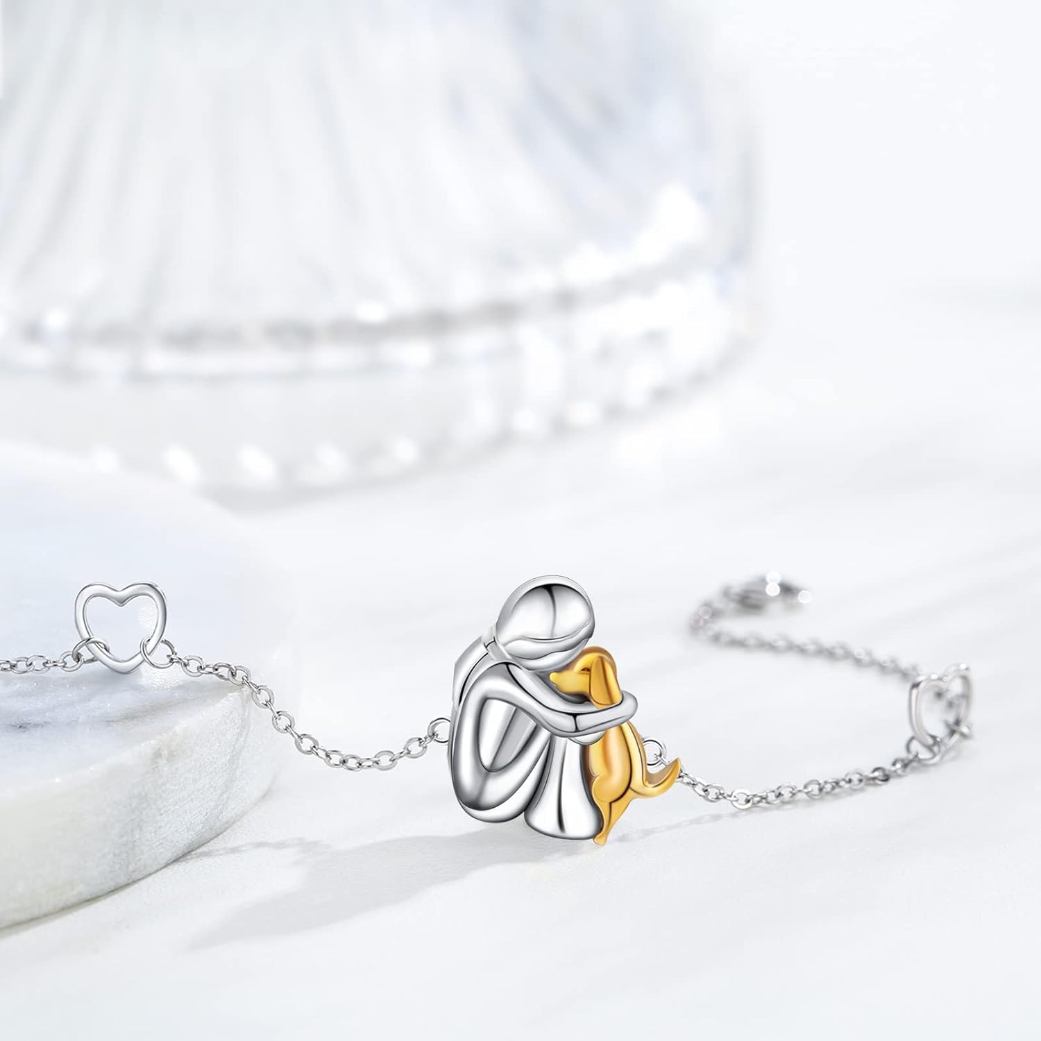 Gigi – Bracelet avec icône de chien