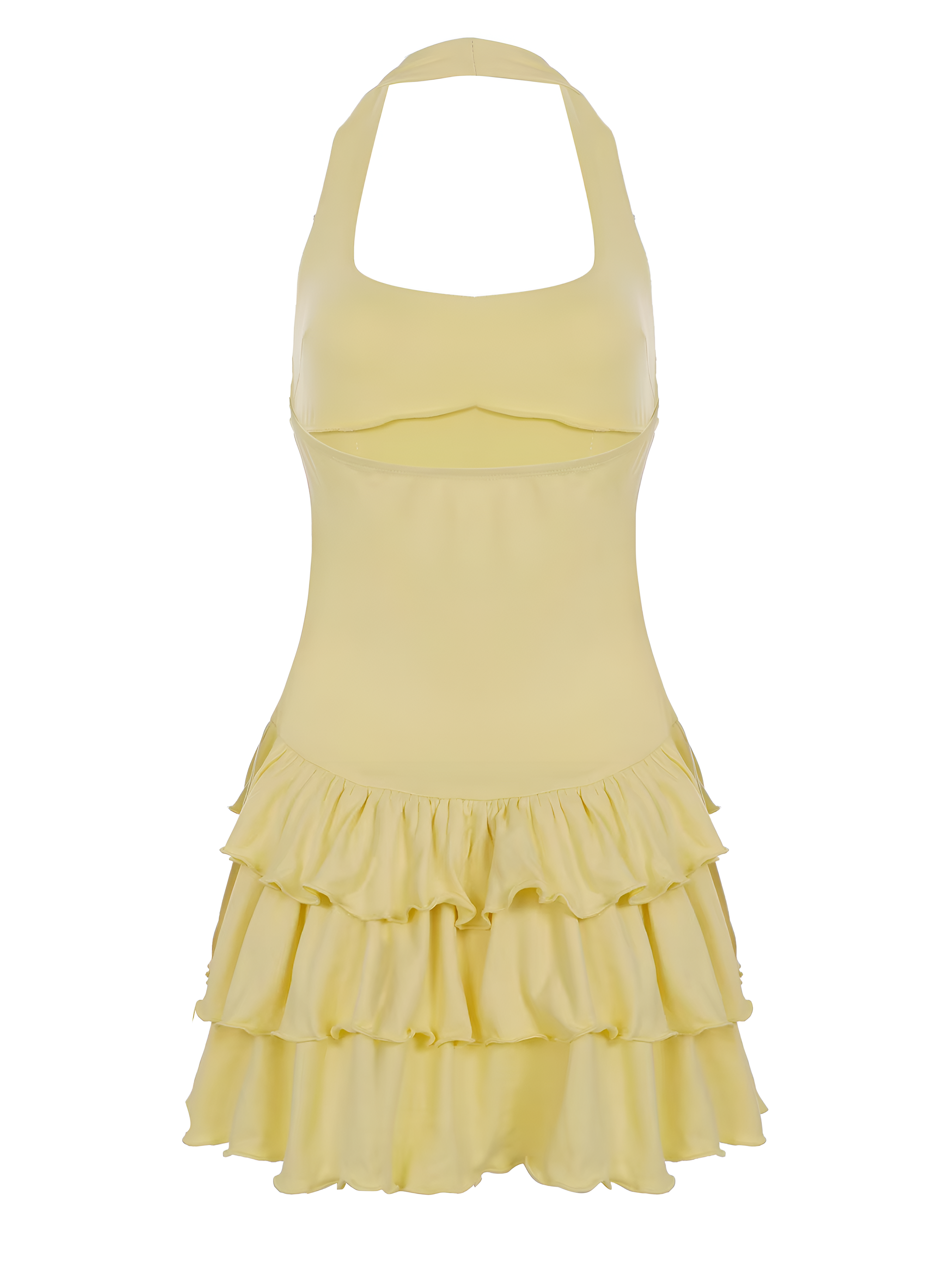 Soline – Robe d’été à volants et col licou