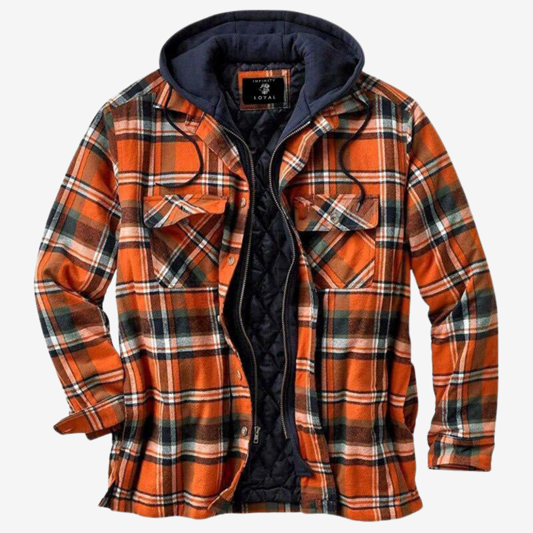 Thierry - Veste en flanelle intemporelle avec capuche