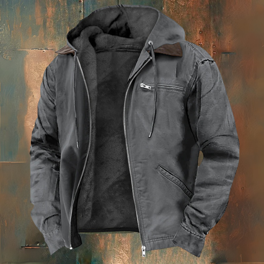 Raoul – Veste-gilet zippée à capuche