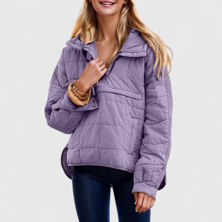 Élise - Veste à capuche oversize étanche