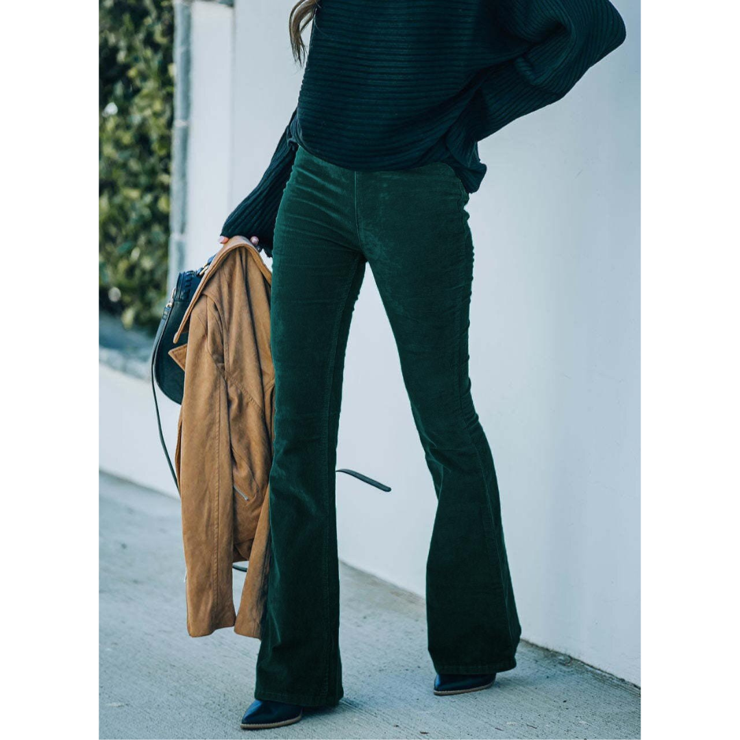 Chloé - Pantalon flare en velours