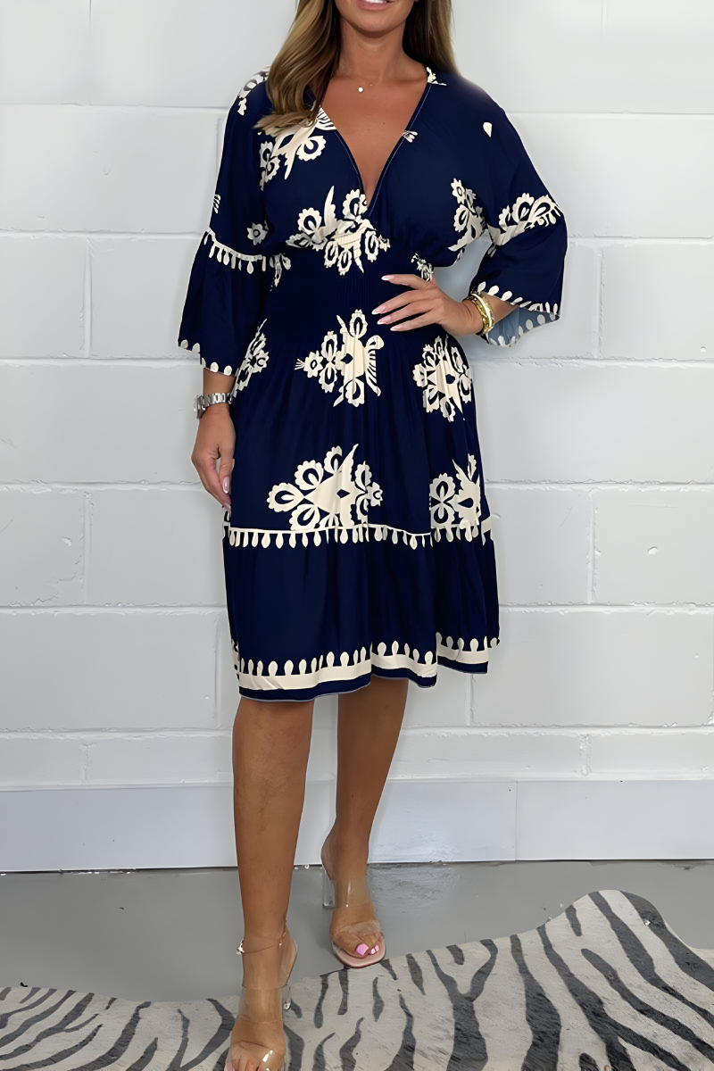 Aurélia – Robe bohème d'été élégante