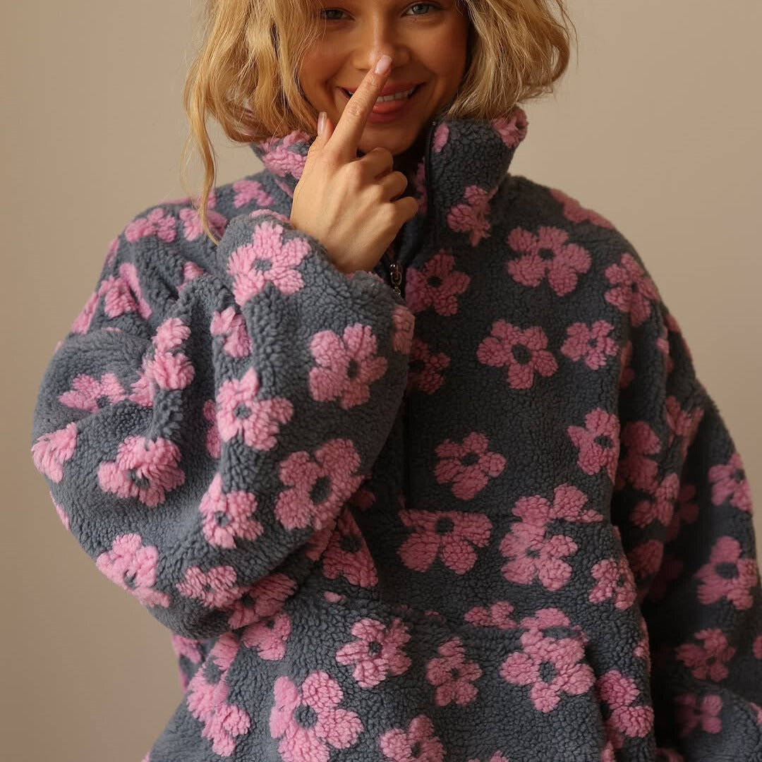 Raymonda – Veste polaire fleurie