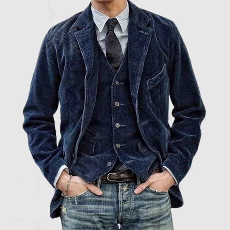 Sebastiaan - Blazer et gilet vintage élégants