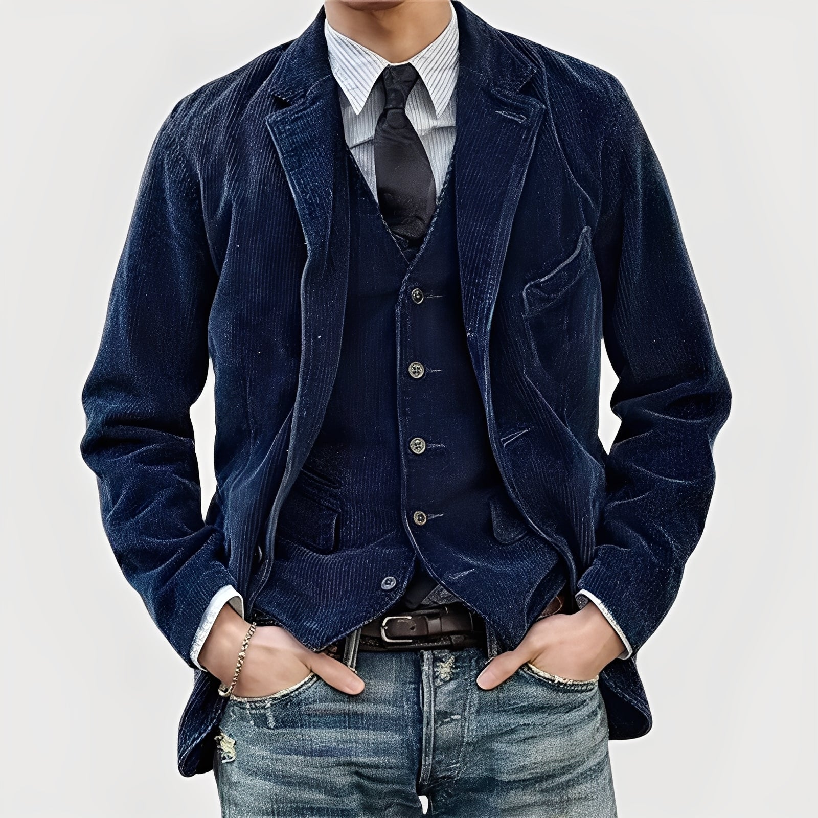 Dumont – Veste et gilet vintage élégants