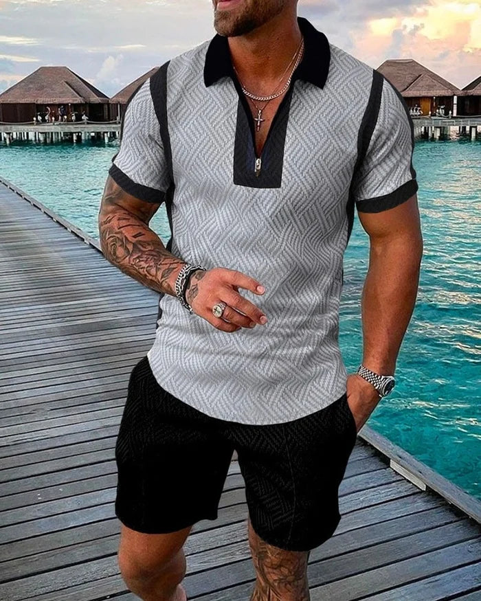 Romain – Ensemble polo élégant pour homme