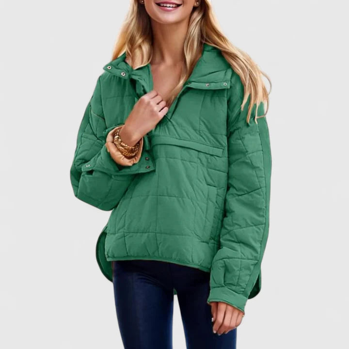 Élise - Veste à capuche oversize étanche