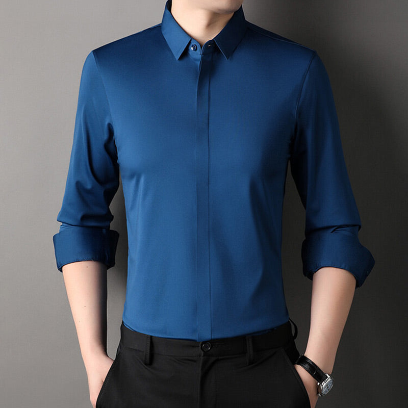 Maxime – Chemise stretch sans repassage pour homme