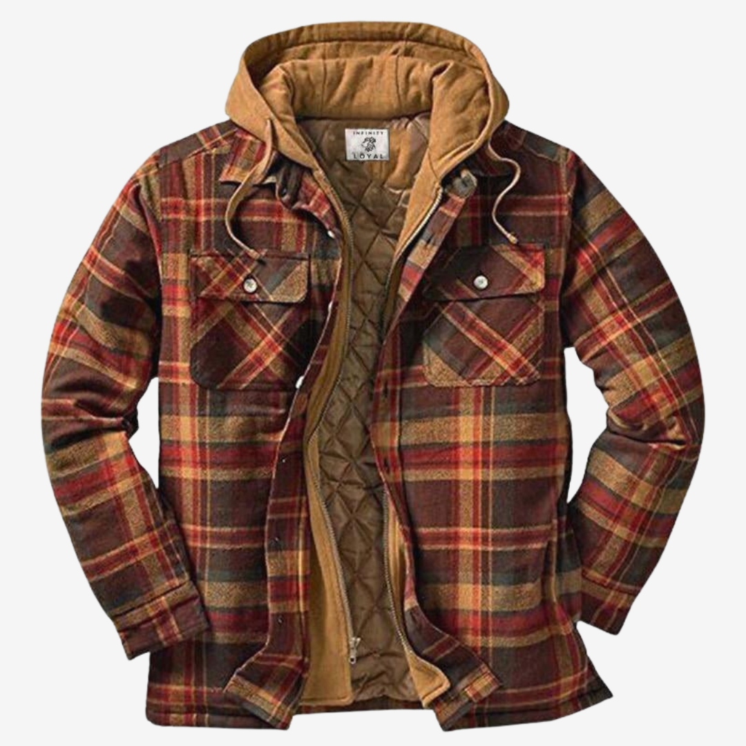 Thierry - Veste en flanelle intemporelle avec capuche