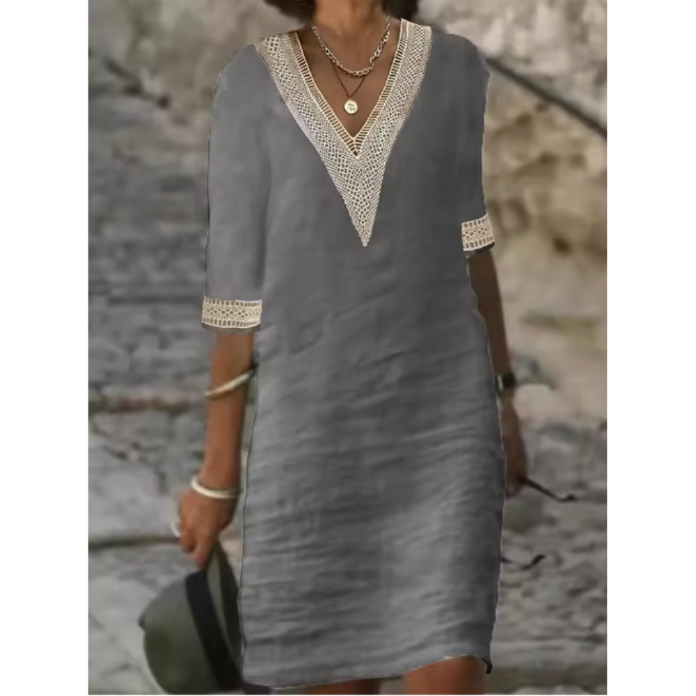 Gabrielle – Robe blanche en dentelle