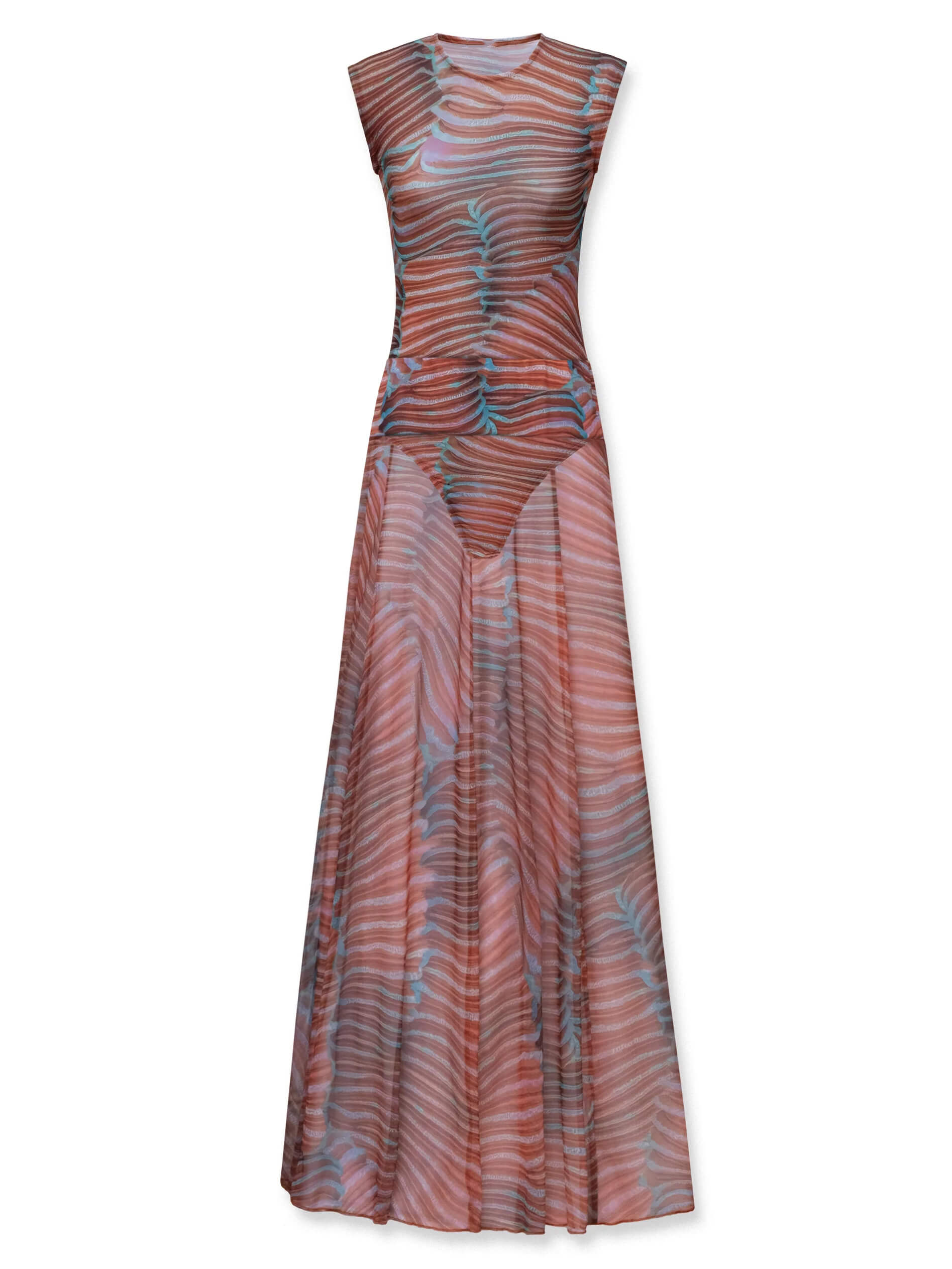 Solène – Ensemble jupe et body transparente
