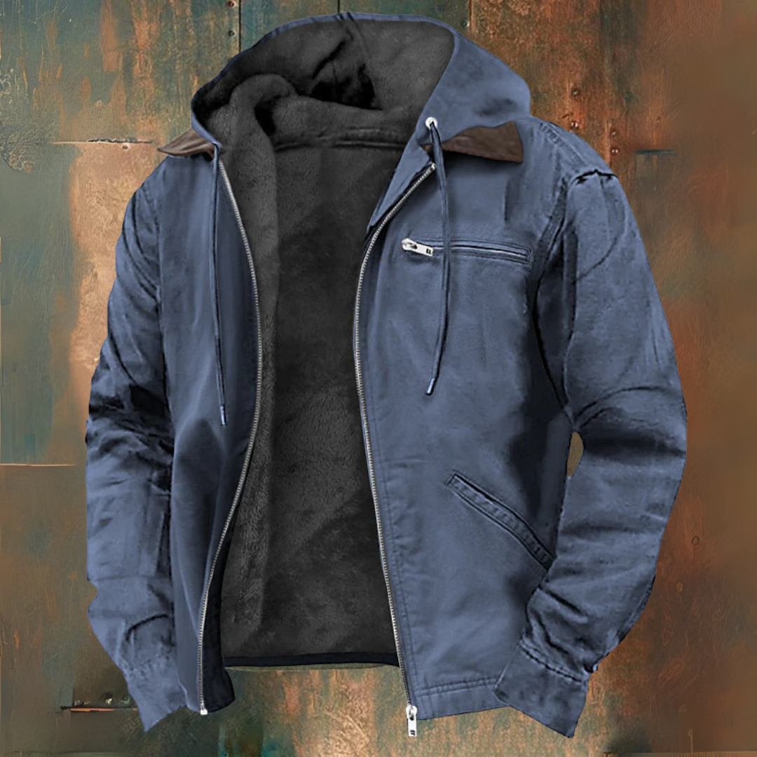 Raoul – Veste-gilet zippée à capuche