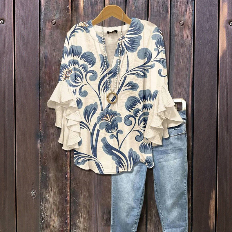 Angèle – Blouse d’élégance gracieuse