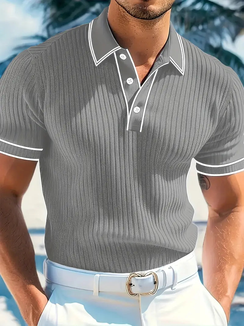 Louis – Polo structuré élégant