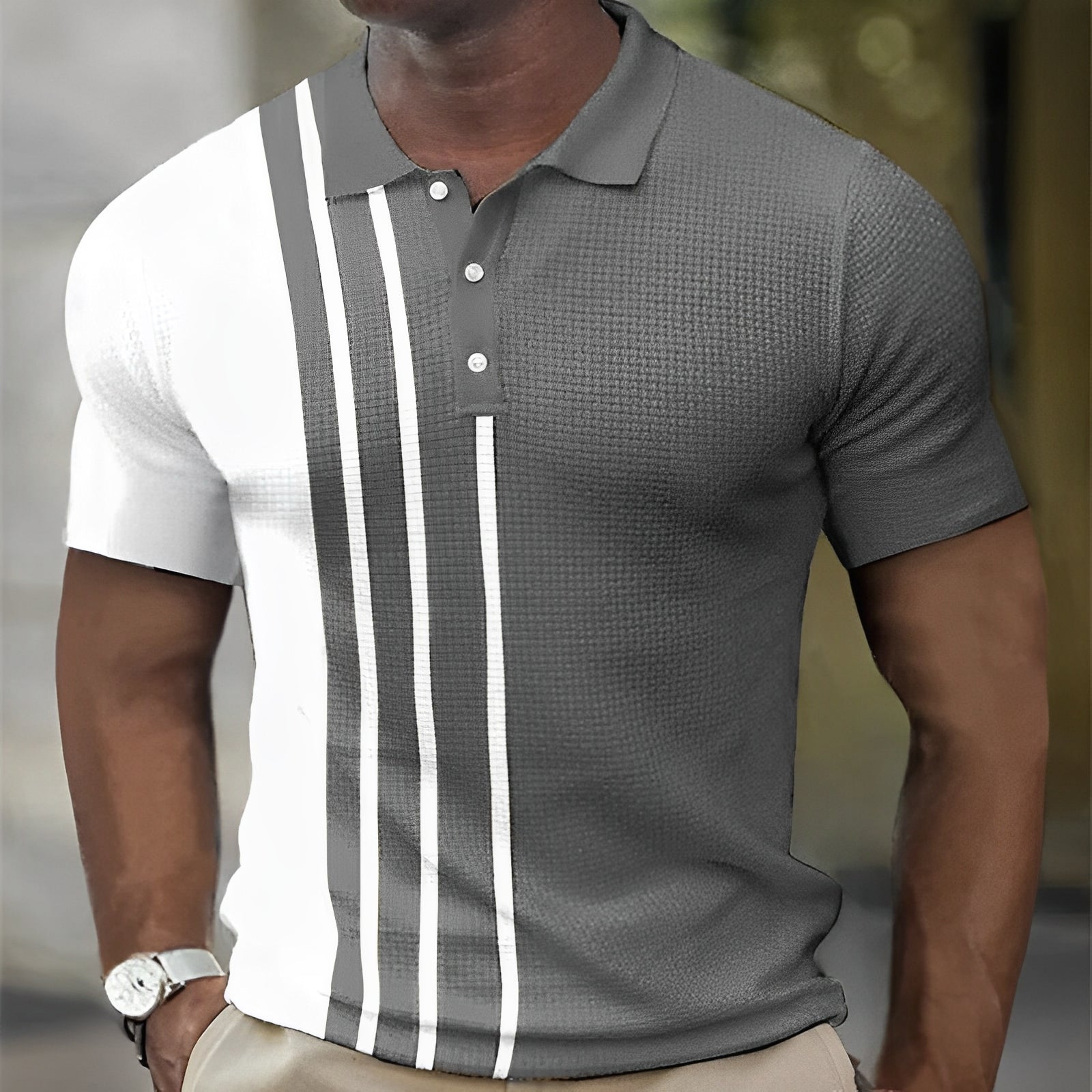 Solal – Poloshirt à rayures élégantes