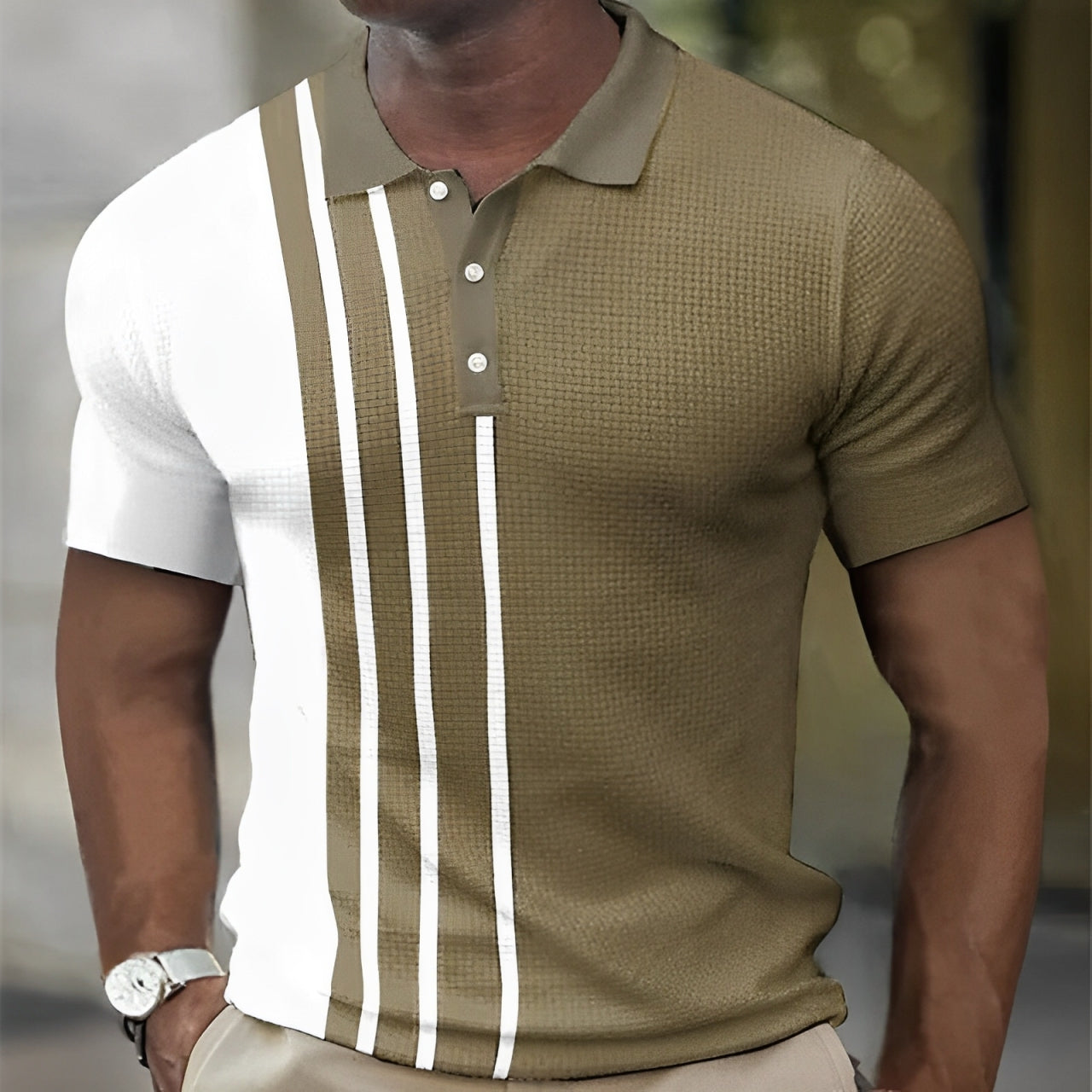 Solal – Poloshirt à rayures élégantes