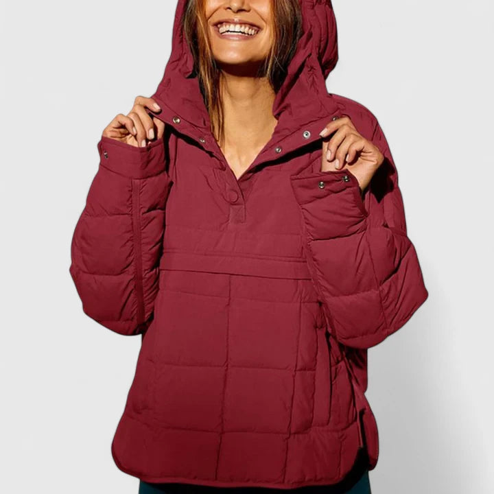 Élise - Veste à capuche oversize étanche