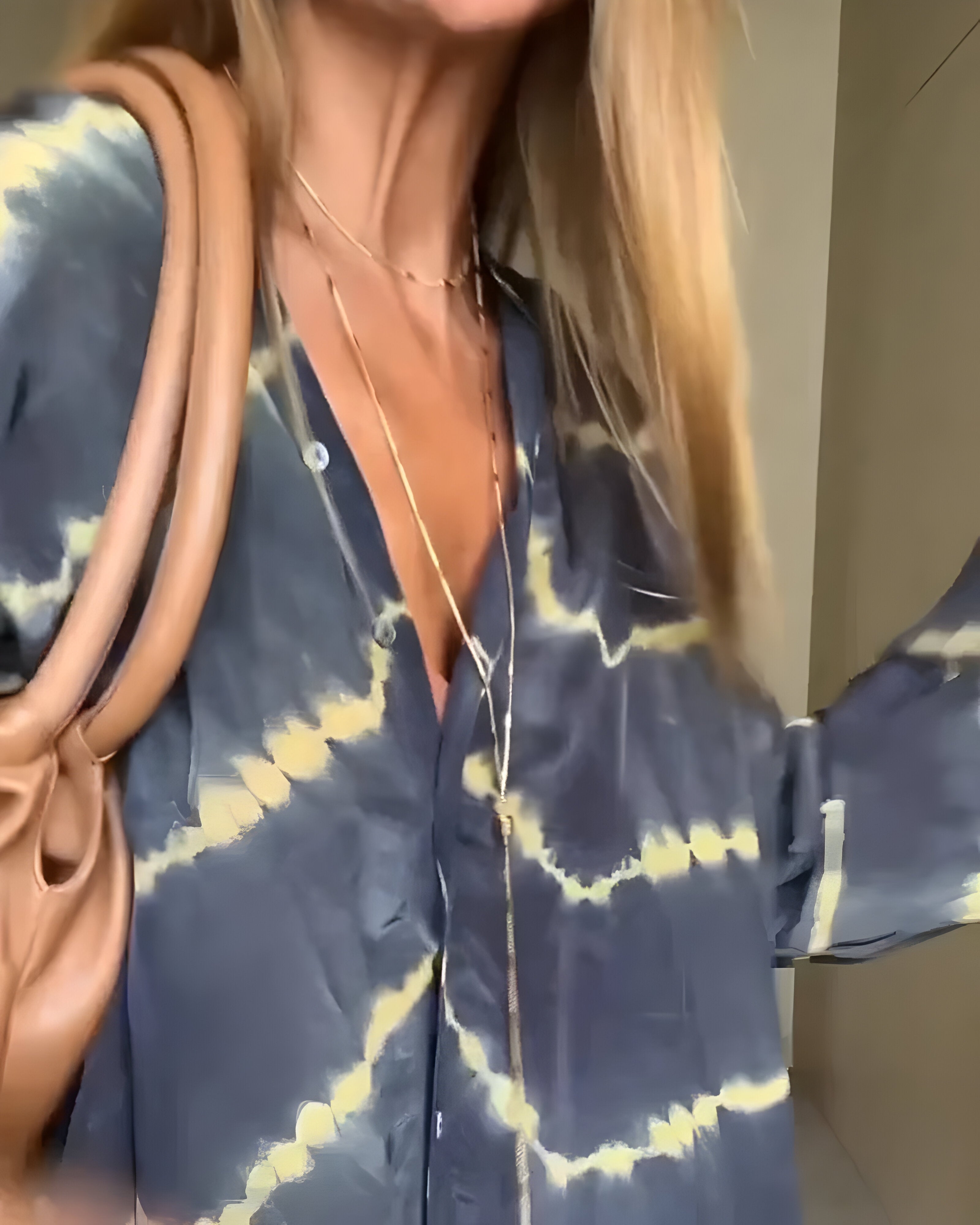 Véronique – Robe maxi bohème à rayures