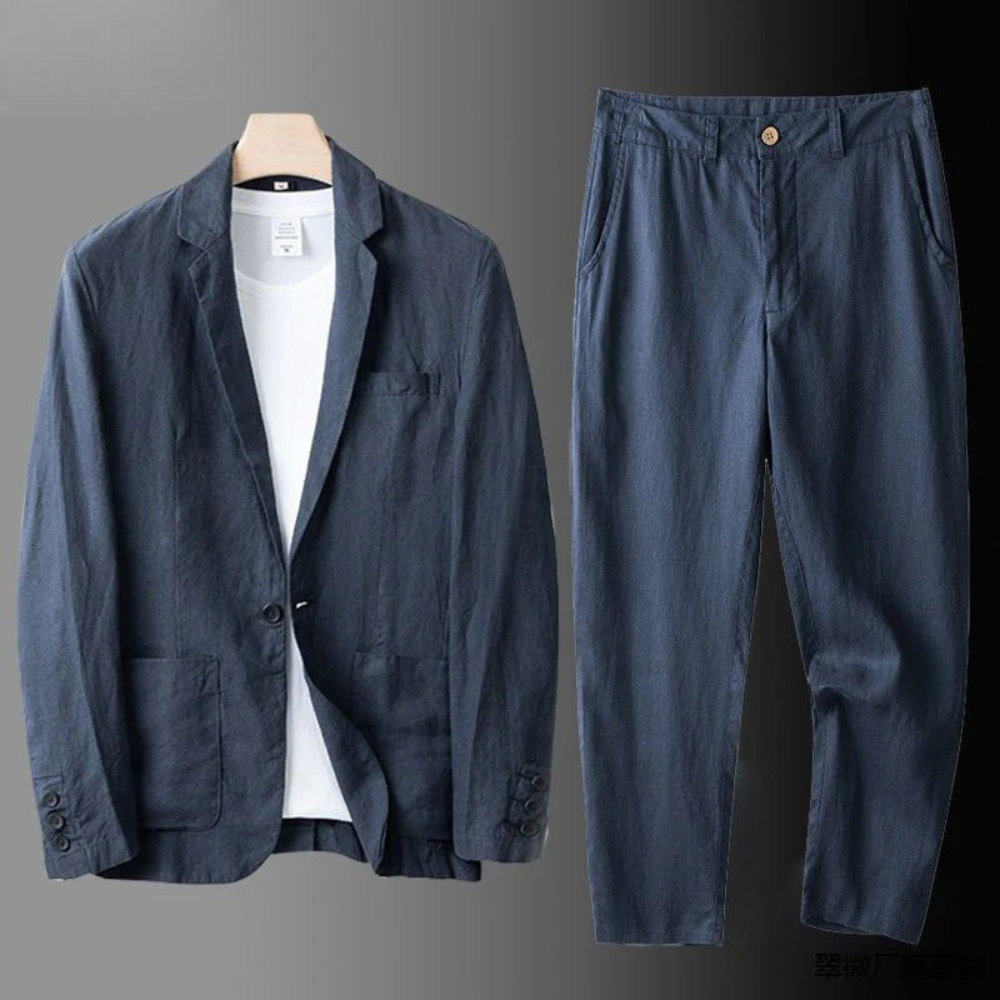 Ézéchiel – Ensemble en lin élégant pour homme