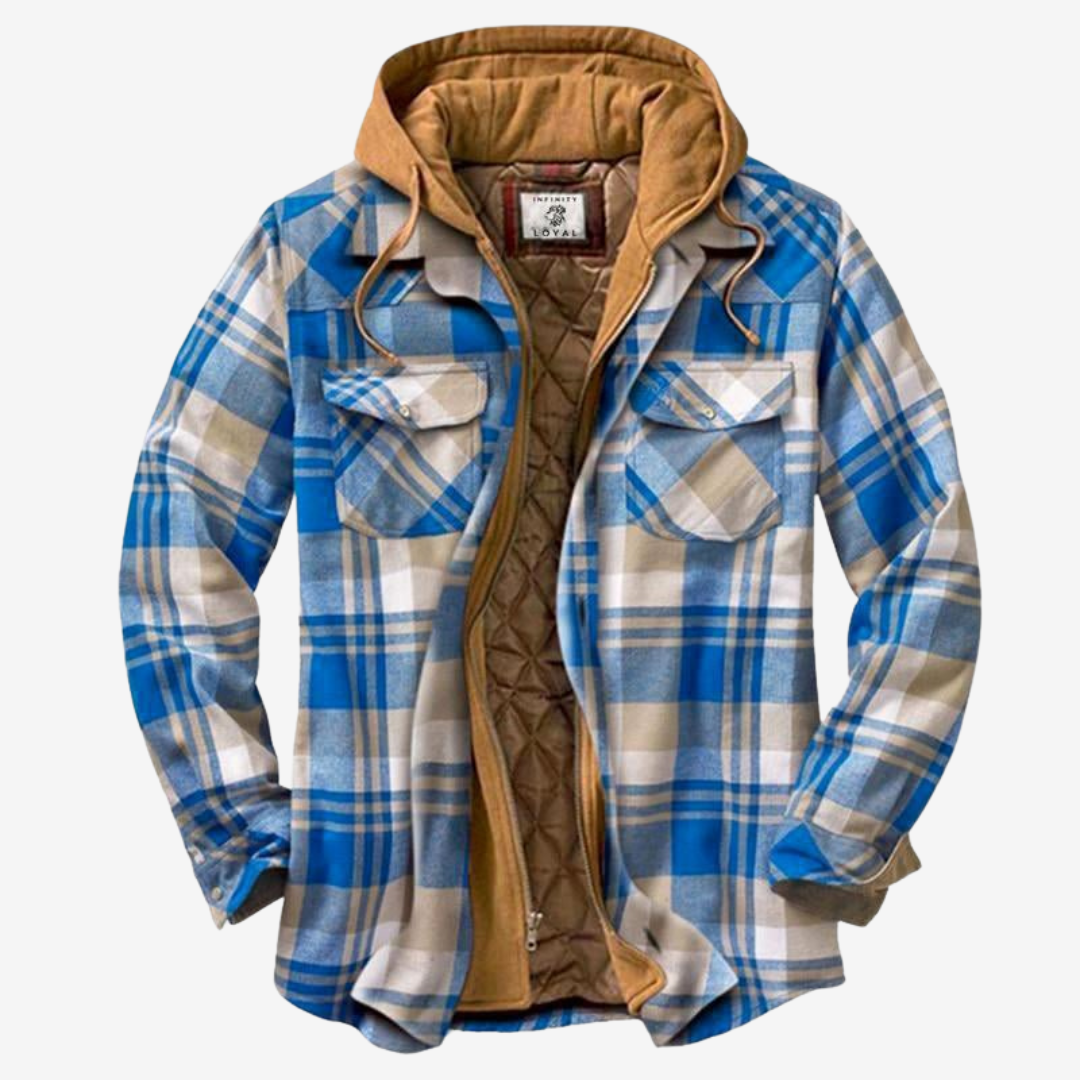 Thierry - Veste en flanelle intemporelle avec capuche