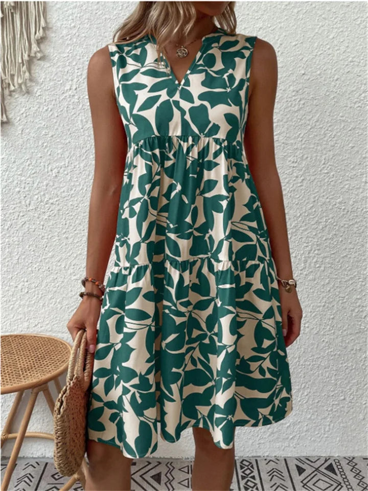 Zélia – Robe fluide à imprimé fleuri