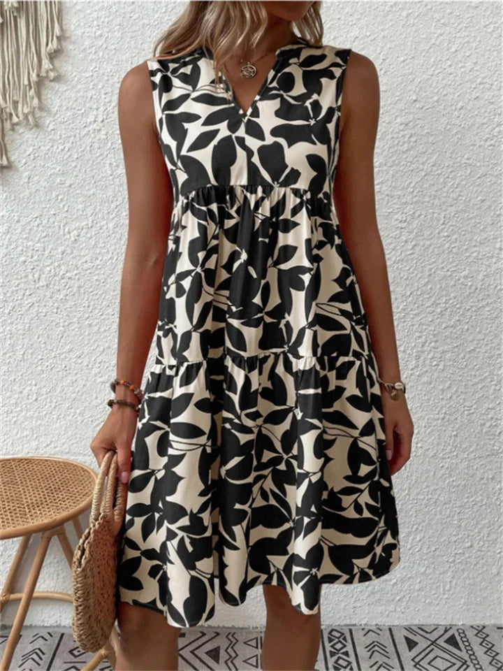 Zélia – Robe fluide à imprimé fleuri