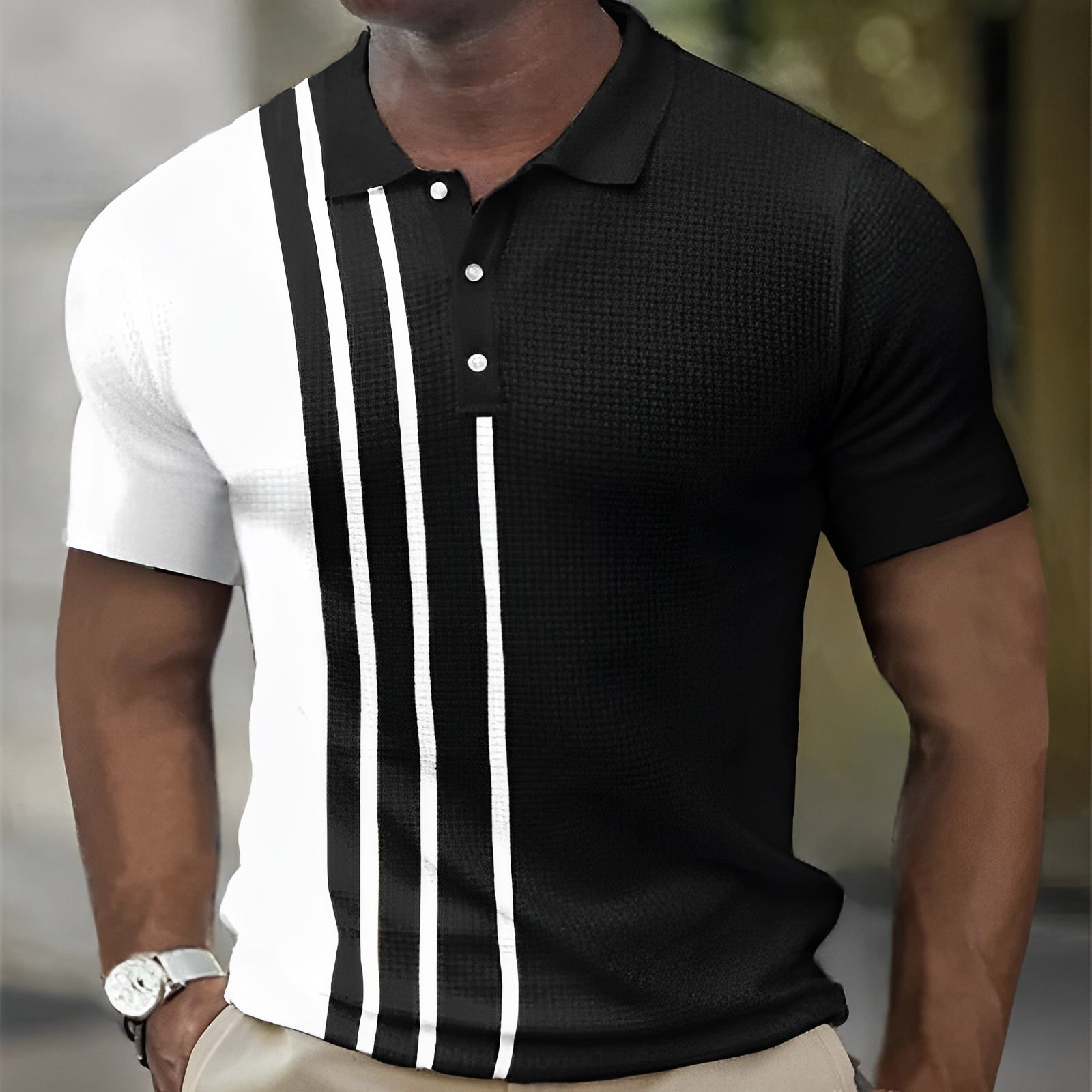 Solal – Poloshirt à rayures élégantes