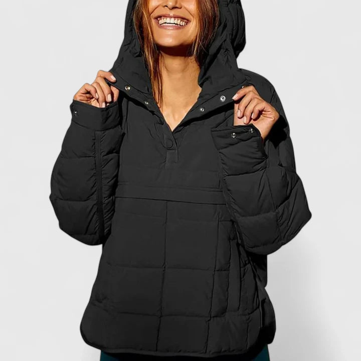Élise - Veste à capuche oversize étanche