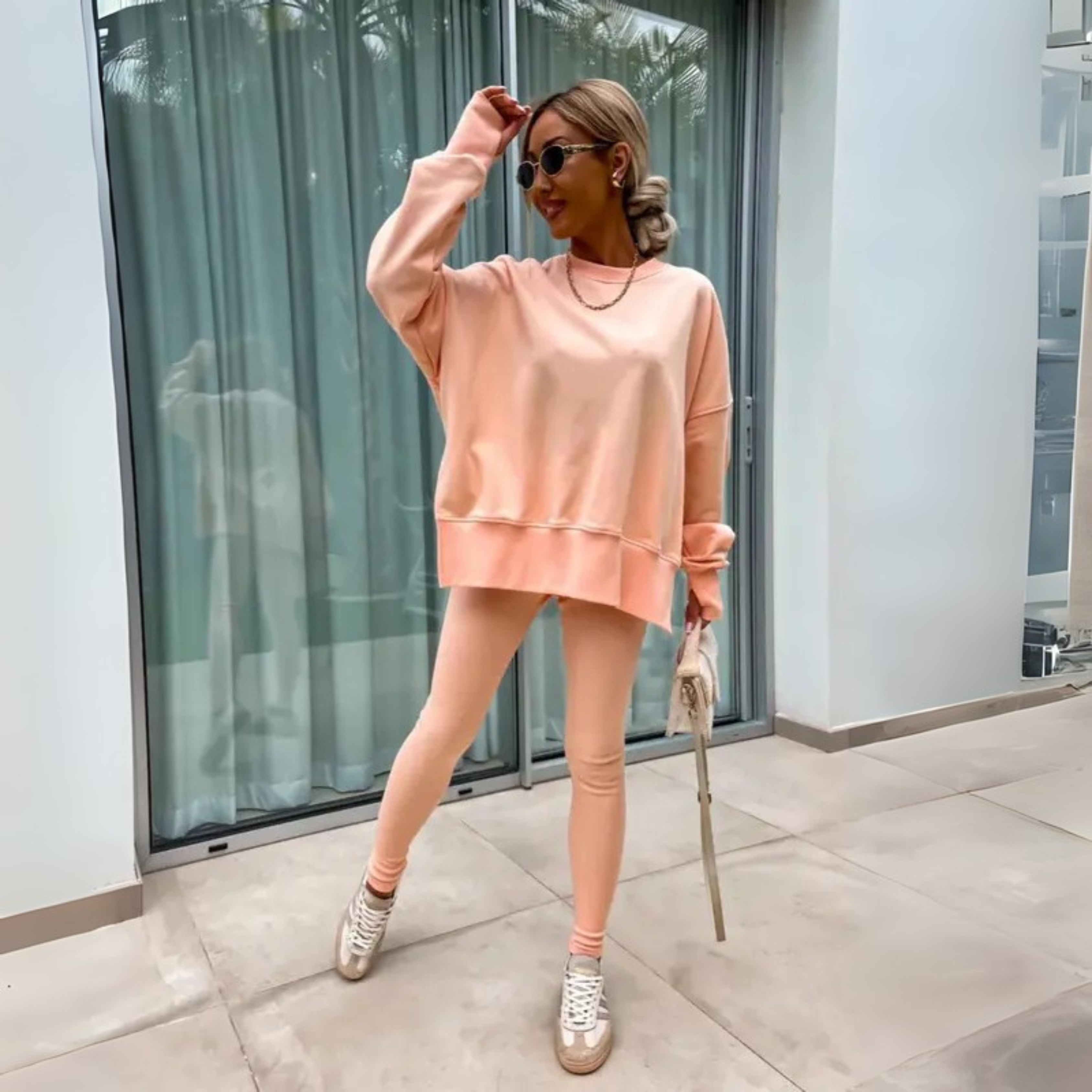 Ilona – Ensemble casual sweat à manches longues et pantalon