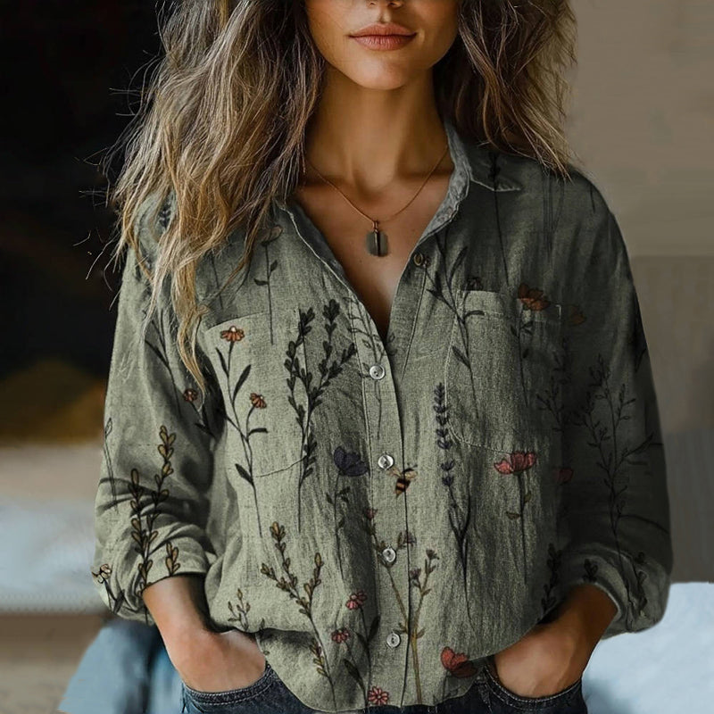 Chantal – Blouse douce et enveloppante