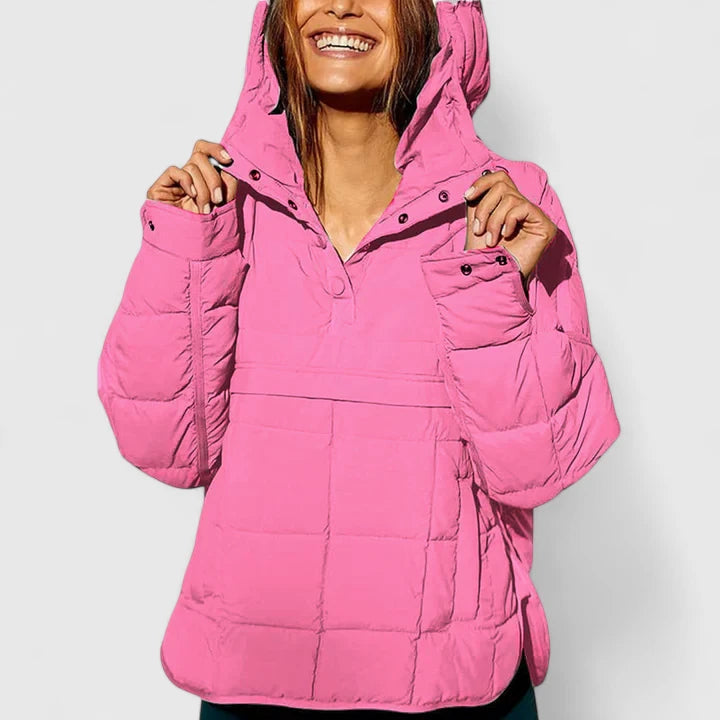 Élise - Veste à capuche oversize étanche