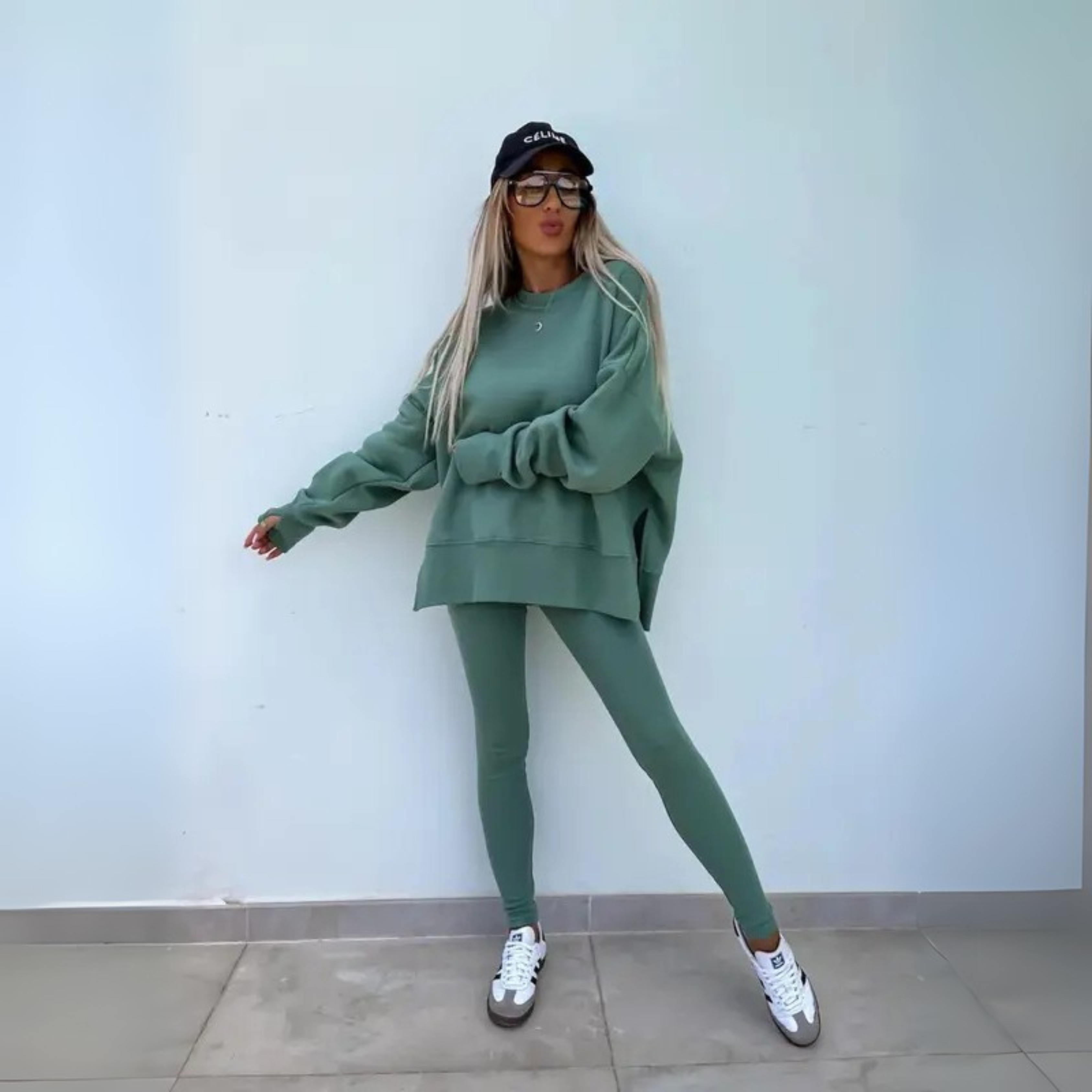 Ilona – Ensemble casual sweat à manches longues et pantalon
